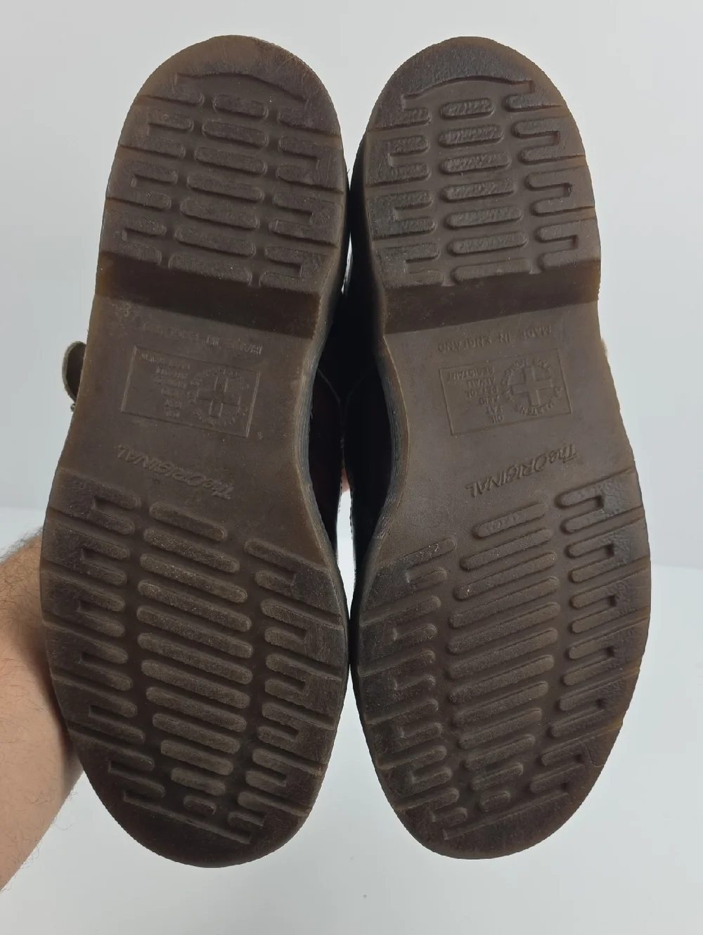 Vintage England 🇬🇧 Dr. Martens Maryjanes Leather Women's Shoes Size UK8- US 10 - Picture 6 of 15